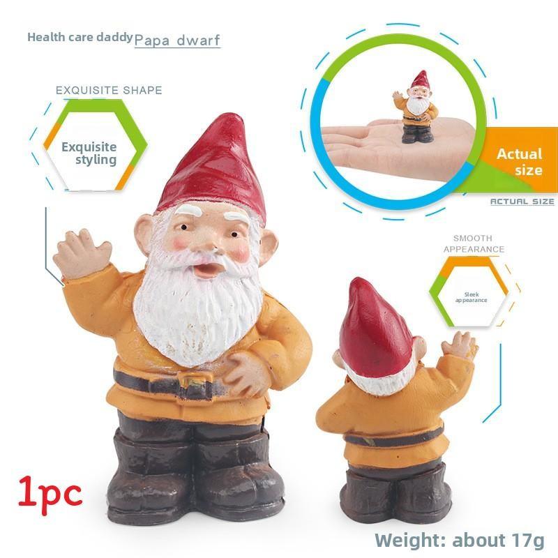 

Simulated Christmas Dwarves Elves Family Character Models Micro Decor Landscape Style E