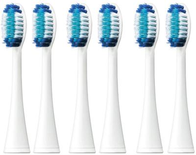 Doltz Panasonic Vervangingsborstel Doltz Extra Fijne Borstelharen Borstel Large 2 Stuks x3 Set 6 Wit (Totaal aantal stukken) EW0801-W