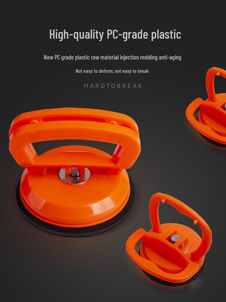 Ceiling Suction Cup & Aluminum Buckle Plate Removal Tool for Glass and Tile Installation.