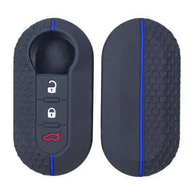 Silikonové pouzdro na klíče Remote Fob Kryt klíče od auta pro Peugeot Boxer Pro Citroen Jumper Pro Fiat 500 Panda Ducato 500L Punto Lancia Musa