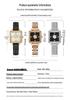 Sanda Women's Retro Waterproof Quartz Watch - Small Square Elegant Rose Dial