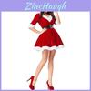 Atemberaubende Damenmode Weihnachtsmann Weihnachten Kostüm Taillengürtel Cosplay Outfit Geschenk