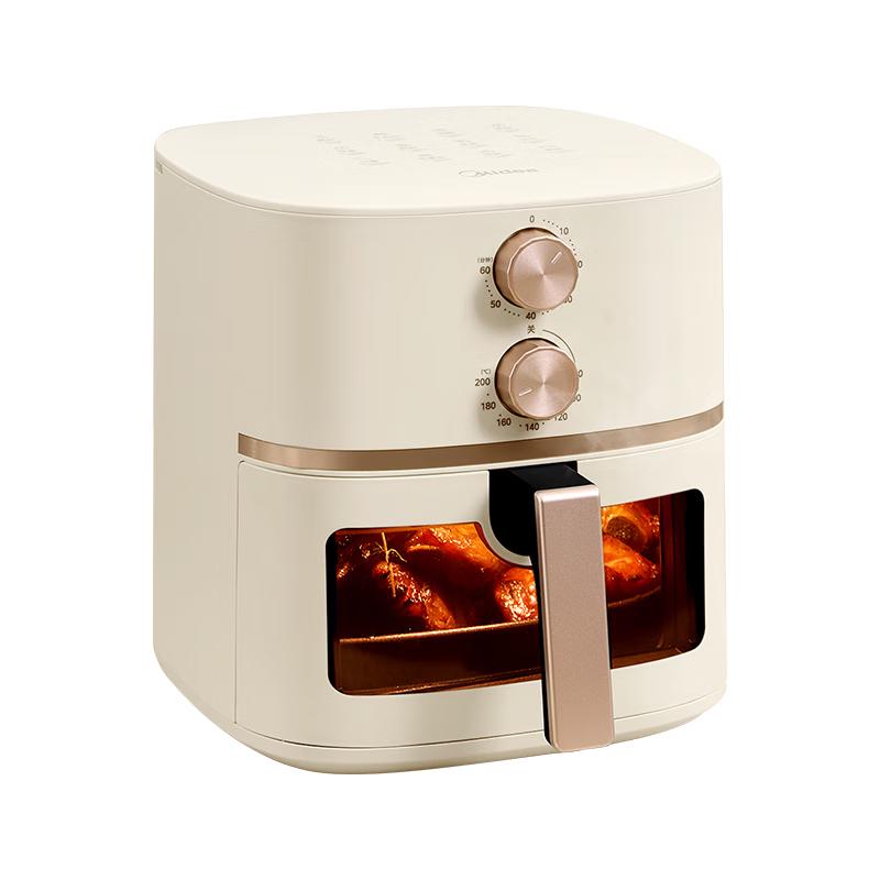 Midea Smart Air Fryer with Visual Window CN plug (adapter included)