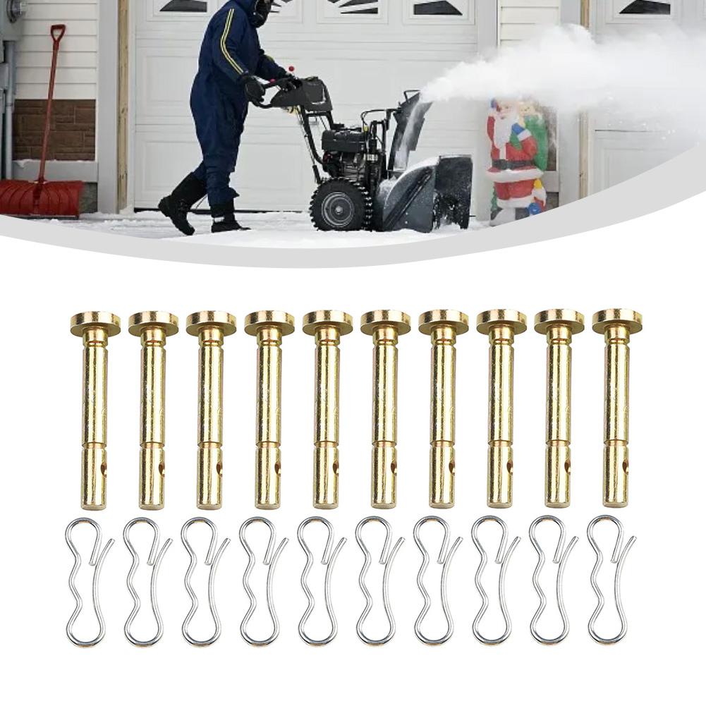 10 Piece Shear Pins and Cotter Pins Set Model 73804155 for Craftsman Snow Blowers for Snow Removal Equipment Repair
