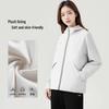 LI-NING Women's Fleece-Lined Hooded Sports Jacket