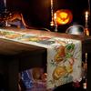 Halloween Horror Pumpkin Linen Table Runner Dresser Scarves Decor Farmhouse Kitchen Dining Table Runner Halloween Decorations