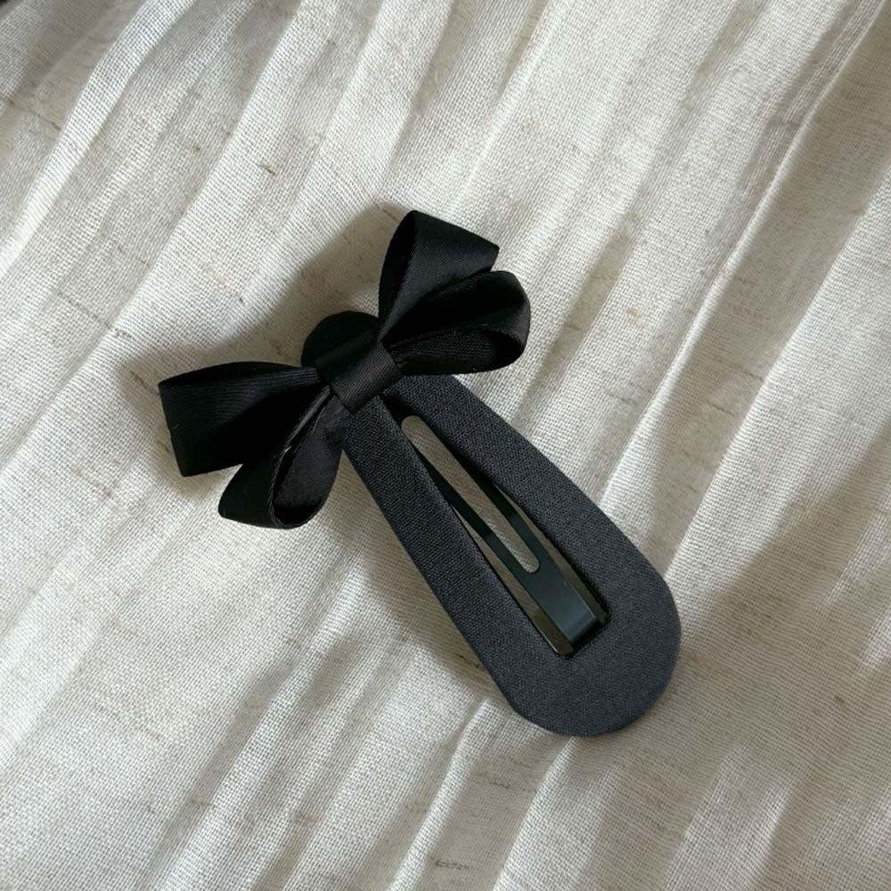 Polyester Karo Schleife Haarspange Hochwertige Koreanische Haarspangen Haarspange für Pony Schleifenkopf Haarspange Party