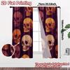 2D Flat Printing  JIT 2pcs   Curtains (Without Rod) Eternal Dance Modern Curtain Fabric Prints Light Filtering Curtains Versatile