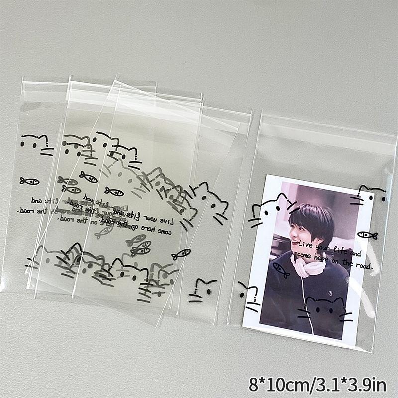10/50pcs Kpop Photocard Holder Idol Card Collect Book Photo Paper Jam Blank Paper Idol Card Protector Kpop Photocard Sleeve