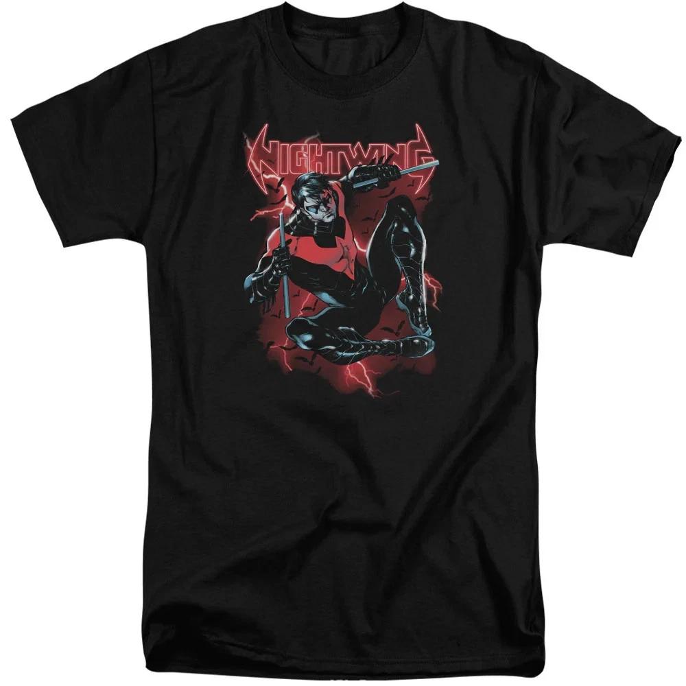 Comics BatUnisex Nightwing Black TShirt S