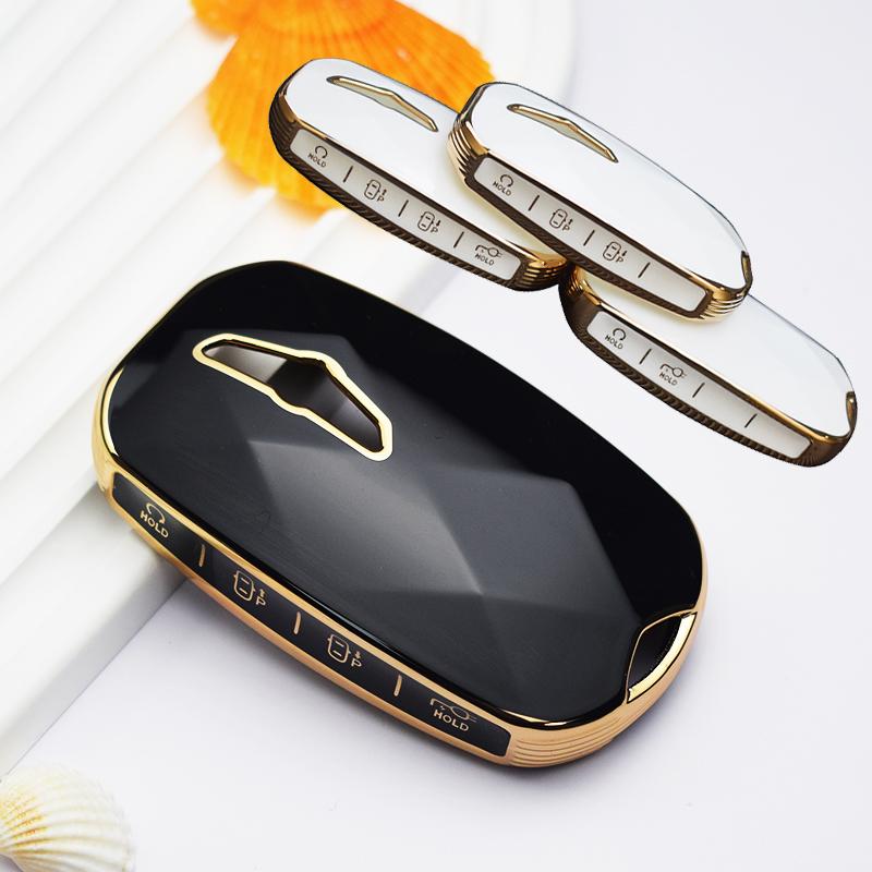 

6, 7, 8 кнопок, новый чехол для смарт-ключа из ТПУ, брелок для Hyundai Genesis для Genesis G70 G80 G90 EQ900, держатель, защитная сумка, аксессуары