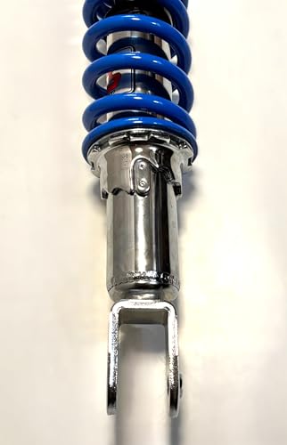 YSS Rear Suspension Kit for Super Dio ZX (AF27/AF28), 270mm, Chrome/Blue (YSS-Dio-270BLU)