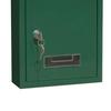Metal Mailbox Letterbox Post Mail Secure Mail Box Top Loading Drop Box