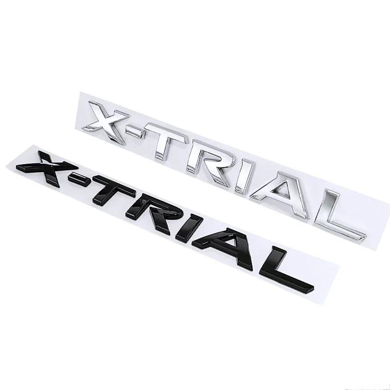 Fashion Modified Badge ABS for Nissan X TRIAL Car Rear Trunk Body Side Emblem Letter Sticker Styling Modification Accessories