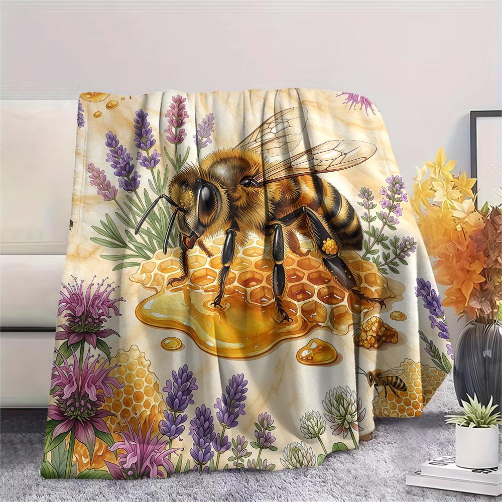 Flower border dinosaur horse Print Flannel Blanket High quality Comfortable for All Seasons Home Decor Warmth and Comfort Perfect for Christmas Gifts