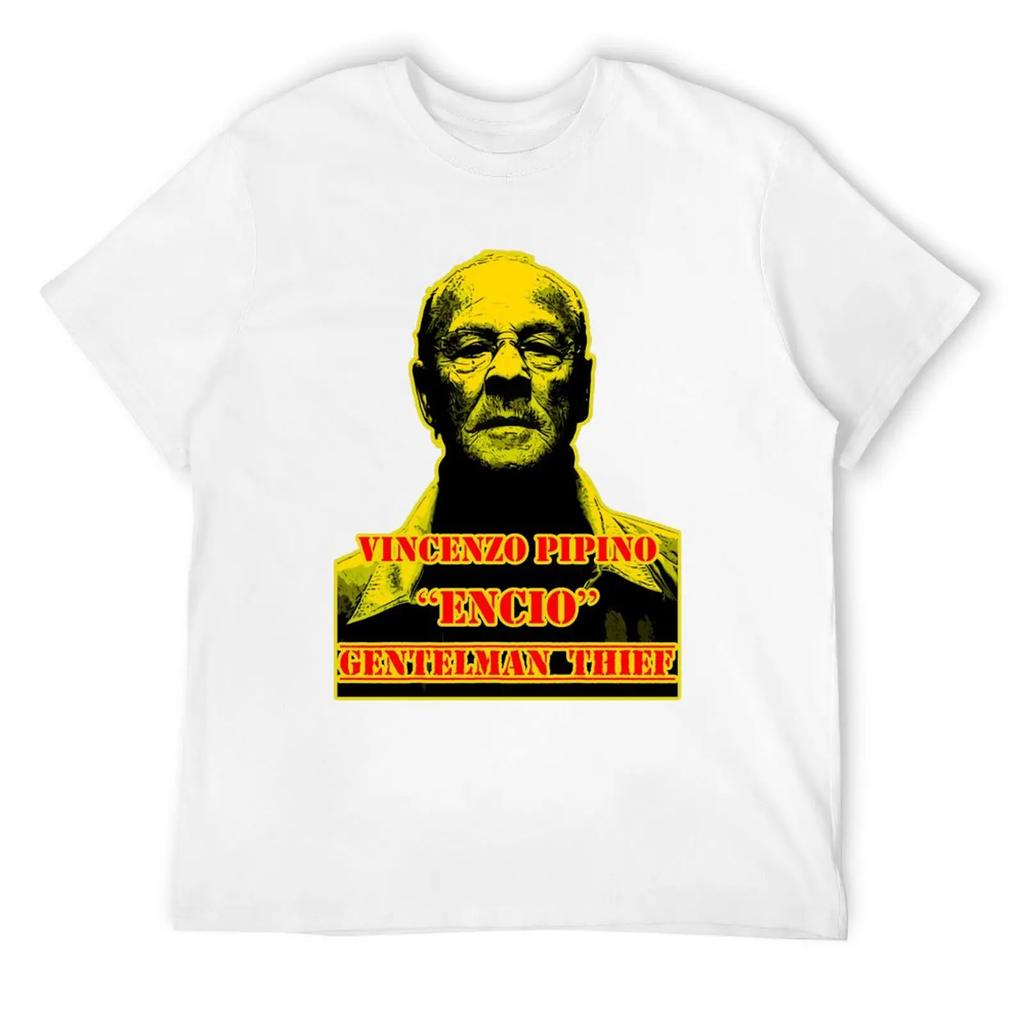 Vincenzo Encio Pipino Gentleman Thief T-Shirt Blue Archive Vintage Men T Shirts