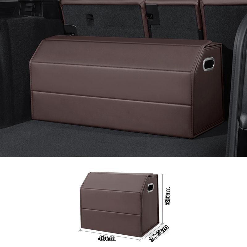Cutie Organizator Portbagaj Mașină Piele PU Capacitate Mare Pliabilă Depozitare de Urgență Cutie de Depozitare Portbagaj Accesorii Interioare Mașină