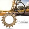 16T Metal Single Speed Flywheel Freewheel Bicycle Accessory for Mountain Road Bike