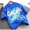 Teen Boys Clothing Set Summer Letter Graffiti Short Sleeve T Shirt Shorts Suit Kids Casual Outfit