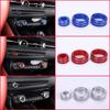 Car Central Control Knob Trim For Toyota GR Supra MK5 A90 2019-2022 Aluminum alloy Air Conditioner Volume Knob Ring accessories