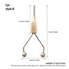 Stainless Steel+ceramic Fly Tying Bobbin Holder Portable Adjustable Thread Bobbin Fishing Fly Lure Baits Making Tools Equipment