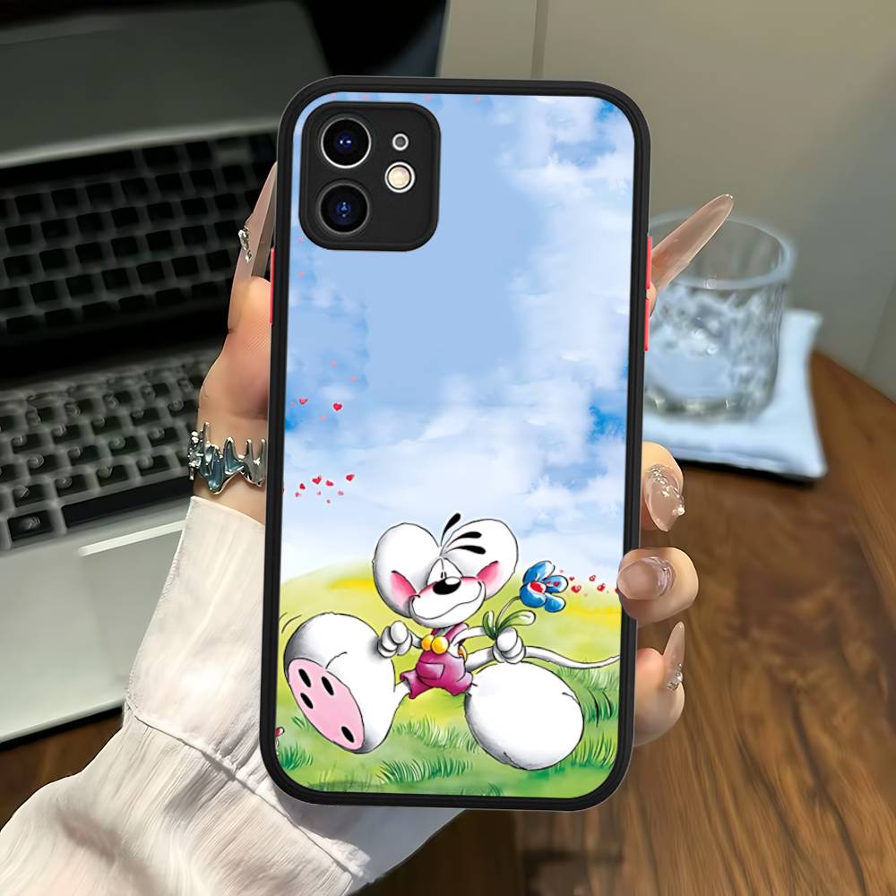 Anime Cartoon D-DiddlS For IPhone 16 15 14 Plus 13 12 11 Pro Max X XS MAX Translucent Matte Shockproof Cover
