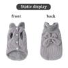 Warm Puppy Costume Cute Winter Thicken Fleece Pet Clothes With D-ring Bow For Small Dogs Cats French bulldog Chihuahua Outfits
