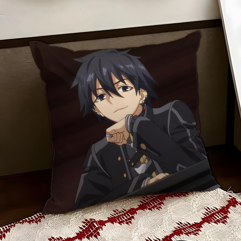 AnimeLTGSR Cushion Cover Reversible Soft Durable Pillow Cover Home Car MultiScene Use for Daily Comfort