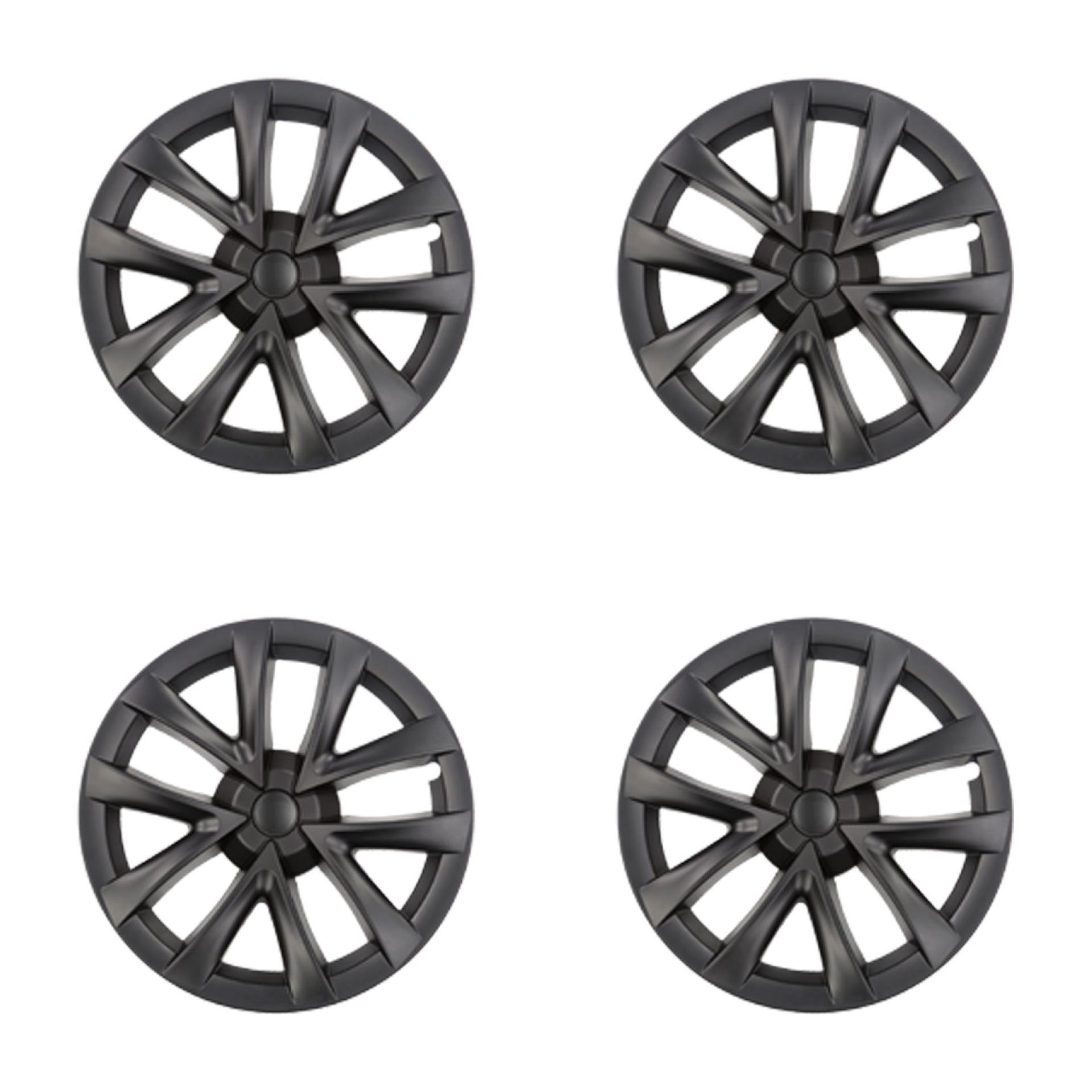 Compatible with 2017-2024 Tesla Model 3 18-inch Spider Web Wheel Cover Hubcap