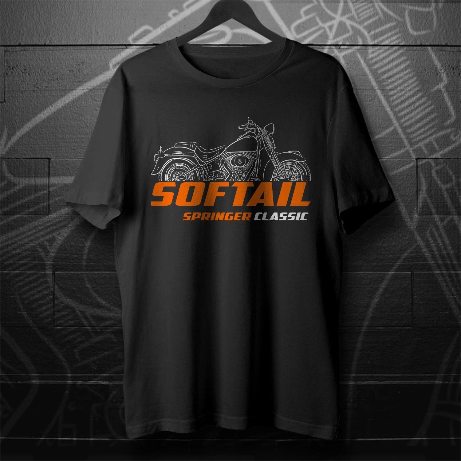 

For Harley FLSTSC & FLSTSCI Softail Springer Classic fans - Motorcycle T shirt 4XL