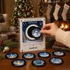 Christmas Mini Vinyl Record Music Player Christmas Music Box  Holiday Home Decor