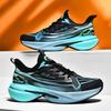 Full palm carbon board running shoes men's new breathable student professional shock absorption physical measurement sports shoes racing casual 