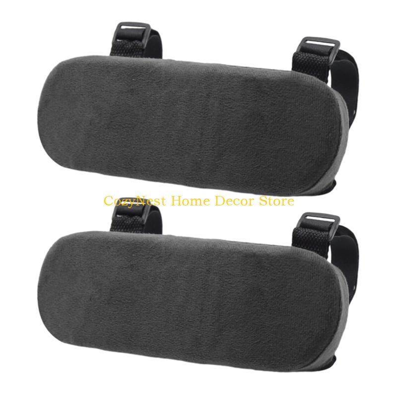 92MF Ergonomic Vehicle Armrest Support Cushion Memory Foam Layer Breathable Washable Cover Interior Decoration Enhancement