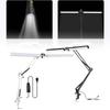 Double Head Desk Lamp With Aluminum Clamp And Usb Power For Workstations Beauty