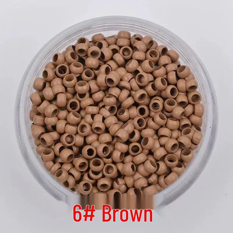 "2.5mm Nano Copper Micro Hair Extension Rings - 1000pcs"