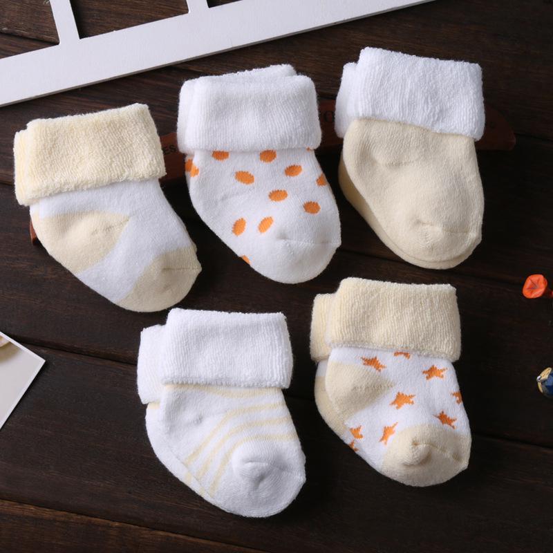 5 Stk./Los Säugling Babysocken Sommer Babysocken für Mädchen Baumwolle Neugeborener Junge Kleinkind Socken Babykleidung Zubehör
