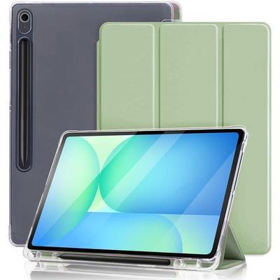 Protective Case - BOOLING - for Samsung Galaxy Tab S9 - Shockproof - Pen Holder - Green