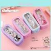 Kuromi Hello Kitty Melody Cinnamoroll Open Window Pu Plastic Pencil Case For School And Birthday Gifts