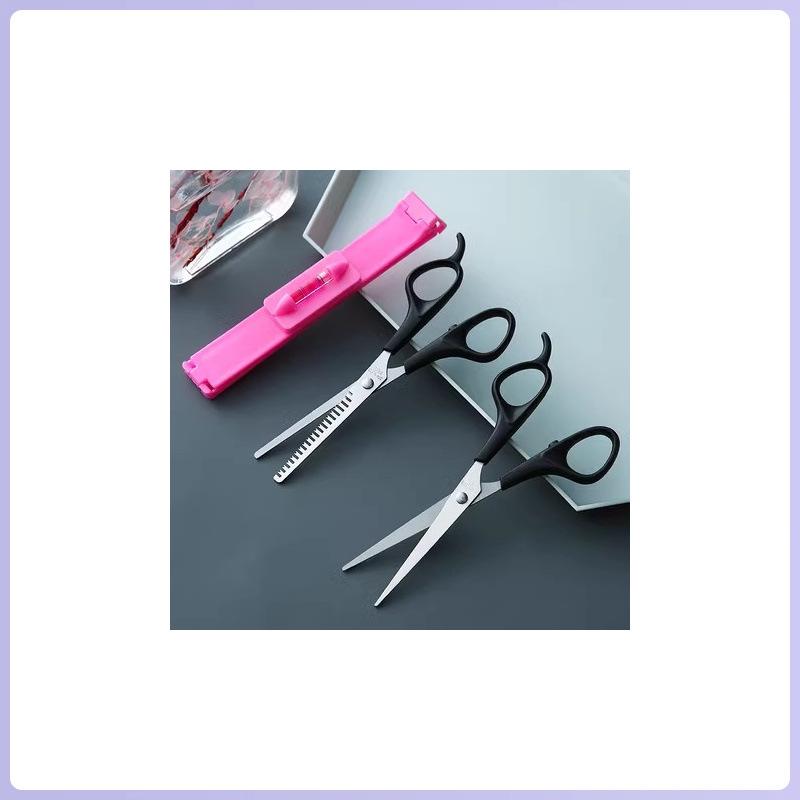 Professional Hairdressing Scissors Set for Thinning, Cutting, and Trimming Hair At Home for Both Men and Women