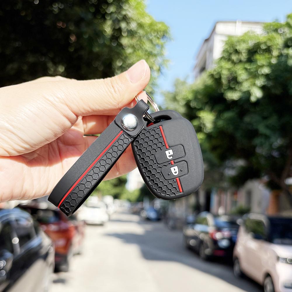 Key Fob Cover Protection For Toyota Corolla Fielder Verso S Vitz Nsp135 Yaris Rav4 Mk4 Keychain Holder Accessories 2/3Buttons