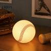 Baseball Collectibles Realistic Night Light, Desk Decor Lamp, Portable Ambient LED Bedside Lighting Ornament for Bedroom Office, Creative Sports