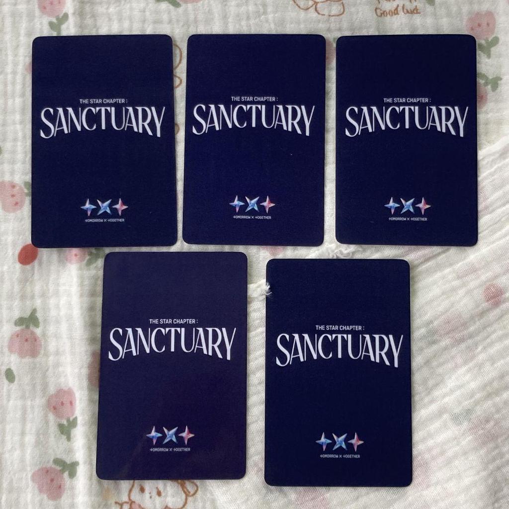[USED] TXT Kpop Nara Sanctuary US Exclusive Trading Cards (5 Cards)