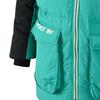 Jordan Spliced Design Hooded Down Jacket With Storage Pockets Men Outerwear Aqua DZ4552-011
