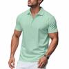 Men's Minimalist Quick-Dry Polo Shirt Summer Top for Men Loose-Fit Breathable Collared Short-Sleeved T-Shirt