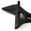 Fujiya Light Short Adjustable Black and Gold with Maximum 53mm Wrench, Grip, FLS-53-BG, Opening