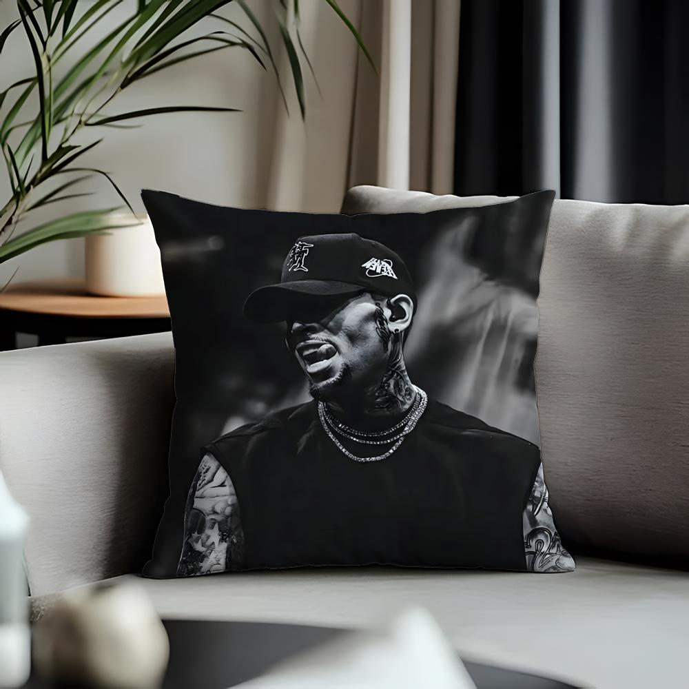 Hot Cchris Brownful Cushion Cover Antidustmite Pillowcase Invisible Zipper Silky Short Plush Sofa Cushion Cover