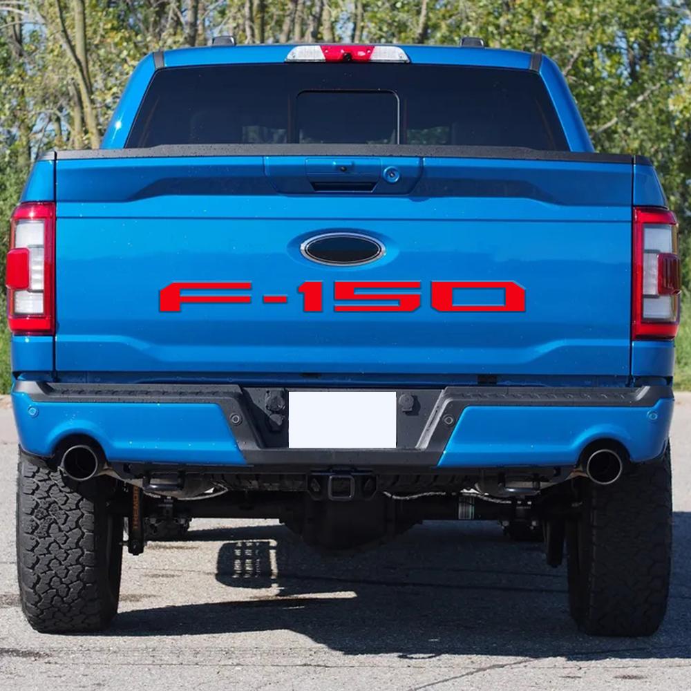 cjbkmg1 Pickup Tailgate Insert Indent Stickers For Ford F-150 2018-2020 Car Logo Decor Decals Vinyl Letter Cover Auto Tuning Accessories