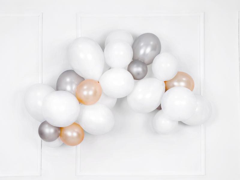 Metallic Balloons 5 Inches 100 Pcs Salmon