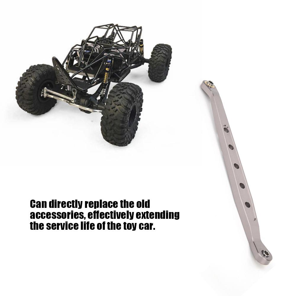 Aluminium Alloy Lower Suspension Links Remote Control Car Accessory for 1 10 Axial 90018 RC CrawlerTitanium Color