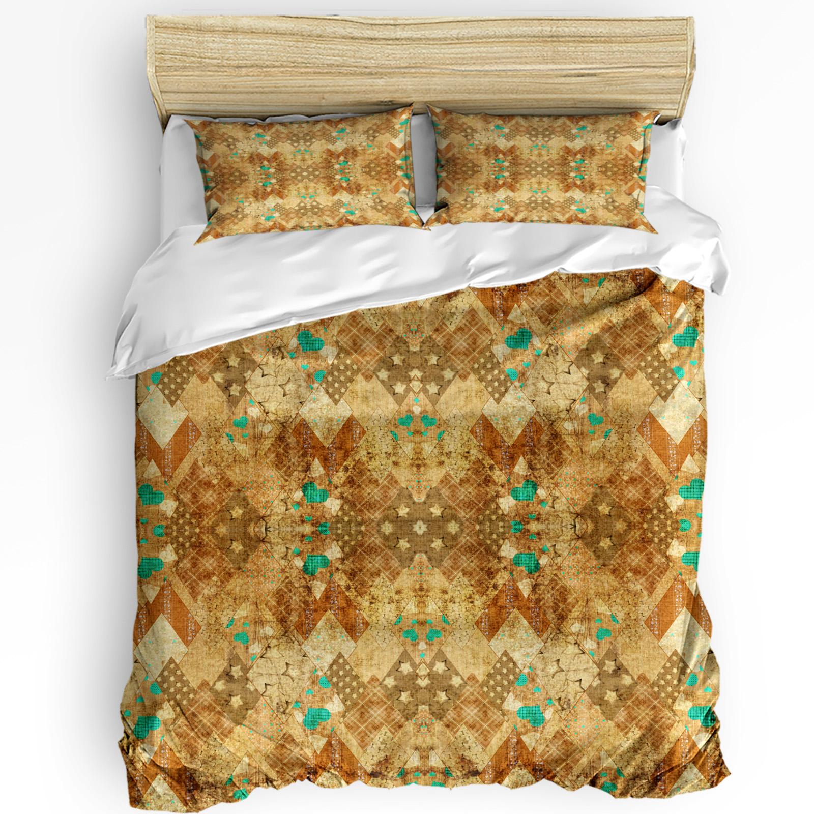 

3pcs Bedding Set Morocco Home Textile Duvet Cover Pillow Case Boy Kid Teen Girl Bedding Covers Set EU single(135x200cm)